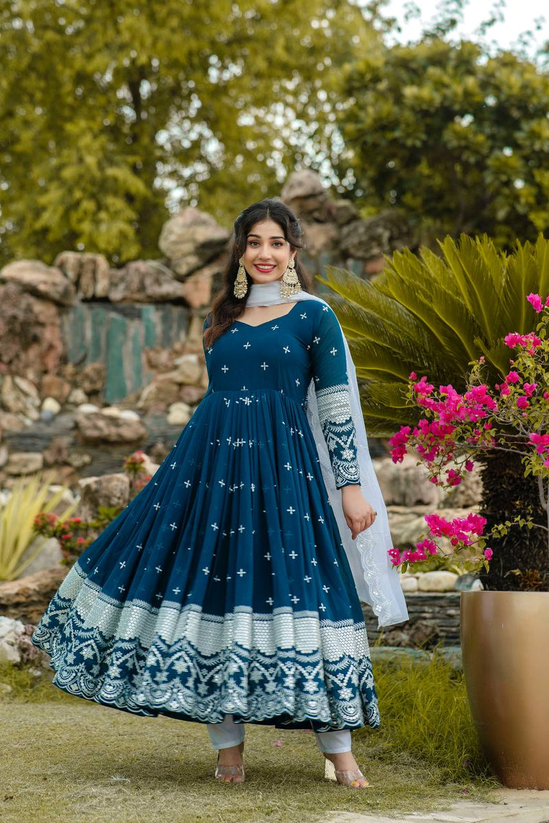 Premium Designer Anarkali Suit Set